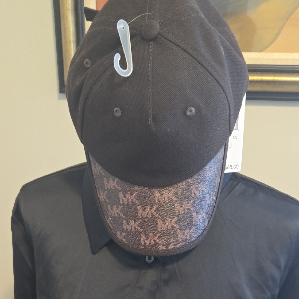 Michael Kors  Chocolate Cap with Brown Logo
